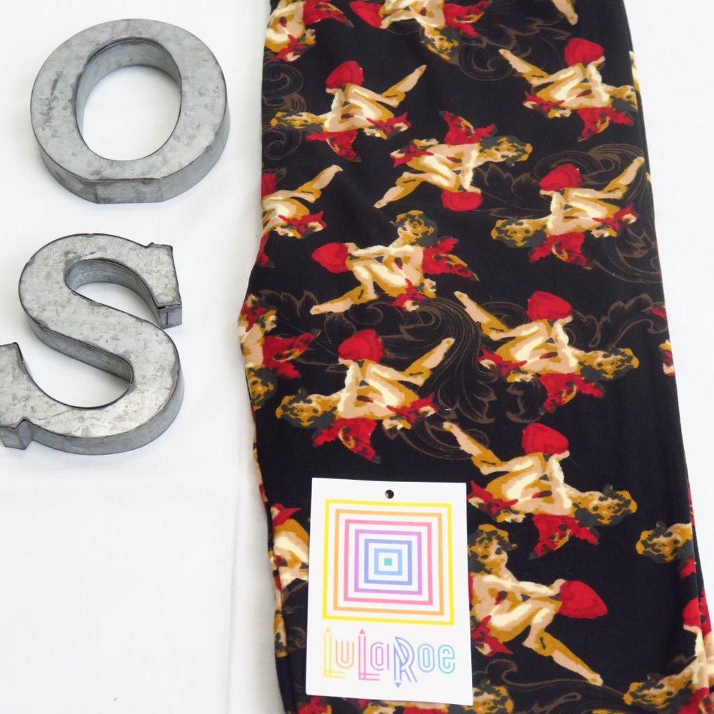 NWT LuLaRoe Leggings One Size / OS Cupid Cherub